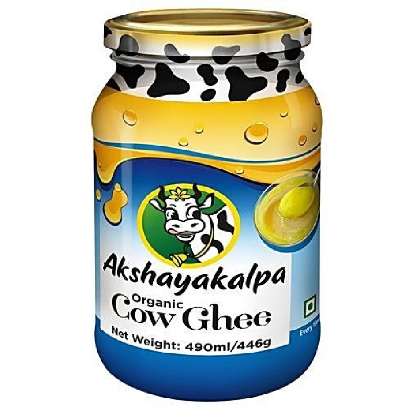 Akshayakalpa Organic Cow Ghee, 490 ml-1.webp